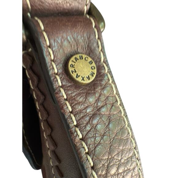 BCBG Brown Leather Shoulder Bag - Picture 5 of 10